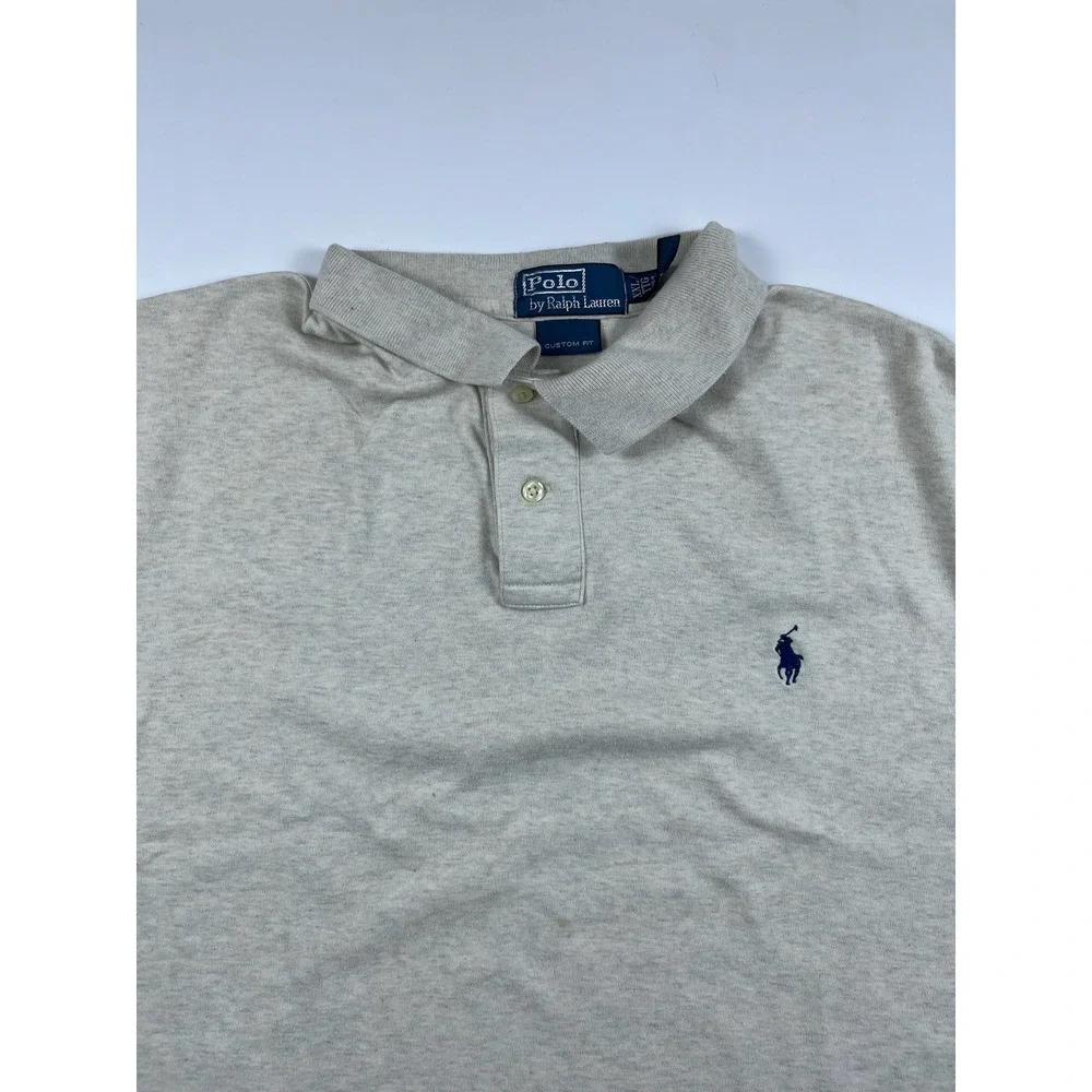 Lot of 7 Polo Ralph Lauren Mens XXL Custom Fit Short Sleeve Preppy Polo Shirts